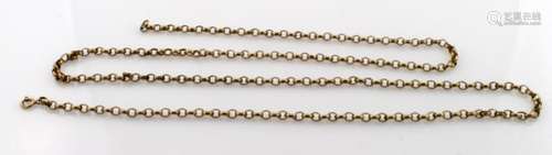 9ct yellow gold belcher link chain necklace, weight 12.0g