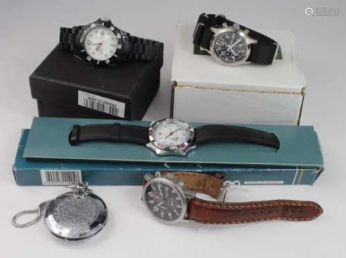 Four gents wristwatches to include 