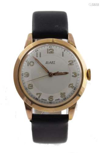 Gents stainless steel / gold plated manual wind wristwatch by 