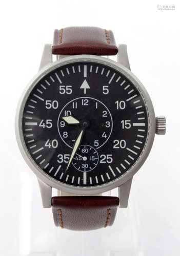 Gents Laco Observer watch. Based on Luftwaffe 1940’s issue. As new boxed with paperwork