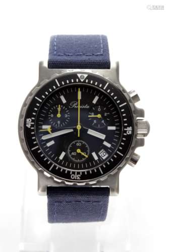 Gents Precista PRS-17-C automatic chronograph wristwatch by Timefactors.com, as new