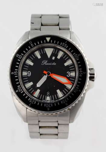 Gents Precista PRS3LE wristwatch by Timefactors.com, as new on a stainless steel strap with a