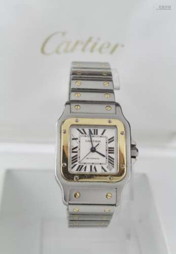 Gent's Cartier Tank XL automatic wristwatch, with box and a selection of paperwork & DVD,