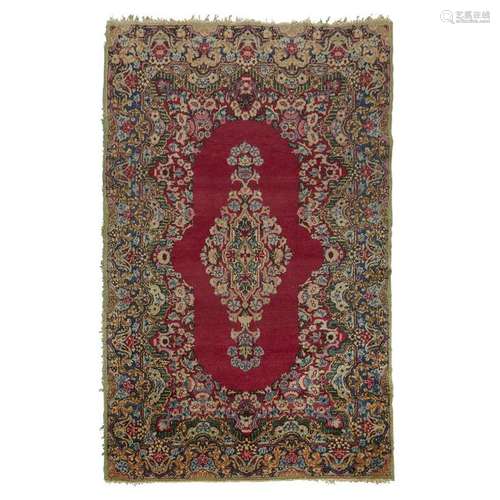 A Kerman rug, 20th century