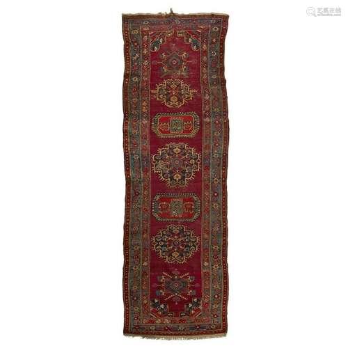 A Karabagh long rug, circa early 20th century