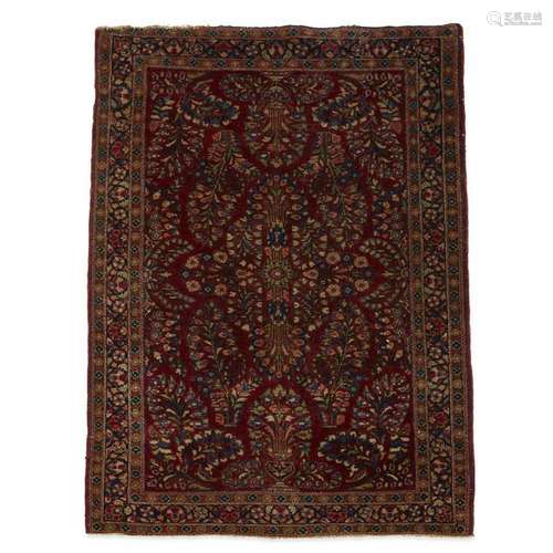 A Sarouk rug, circa 1920