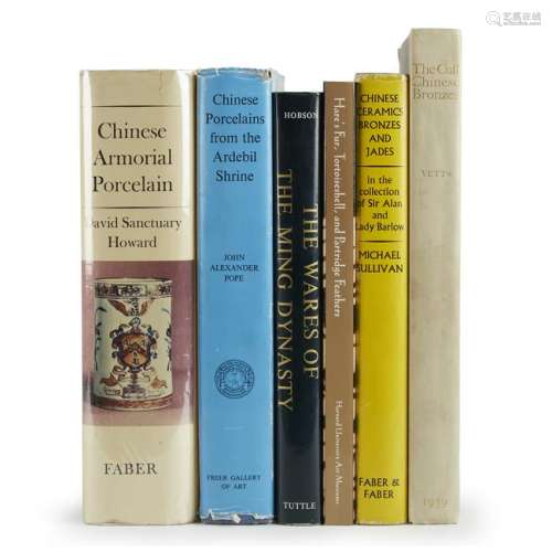 6 volumes, assorted Chinese Ceramics and Works of Art,