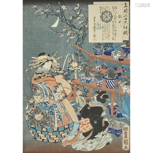 UTAGAWA KUNISADA (1786-1865) and UTAGAWA YOSHIIKU