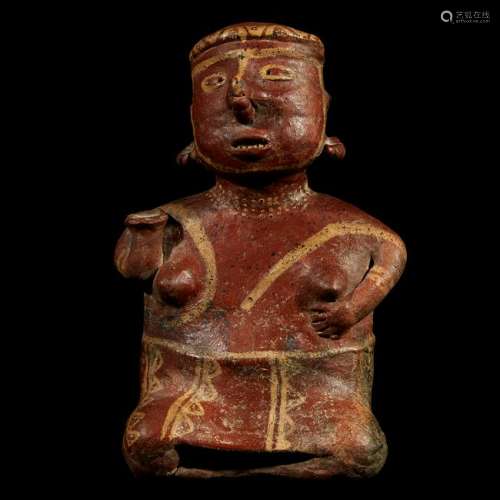 A Nayarit Figure, Mexico, 200 BC-200 AD