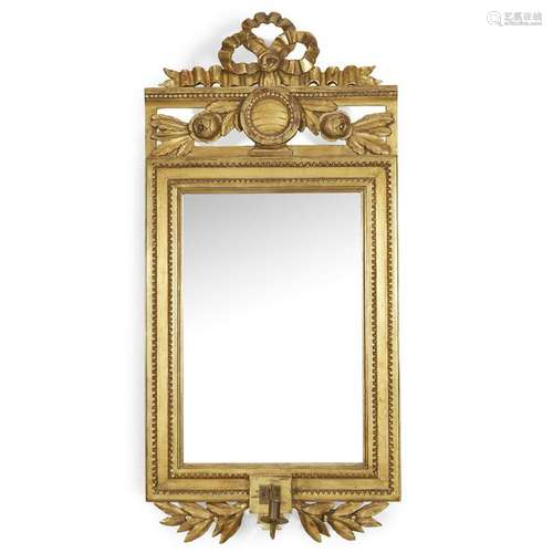 A Neoclassical style giltwood mirror, 19th/20th century