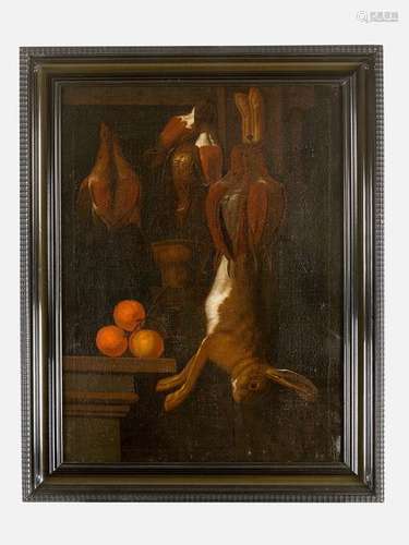 Spanish school, 18 Century. Still life with poultr…