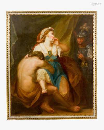 School of Turin, Samson and Delila, oil on canvas,…