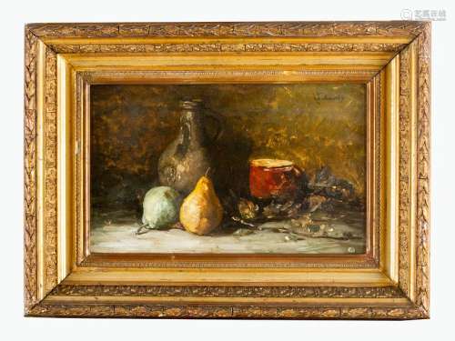 Austrian Artist 19th Century, Still life with frui…