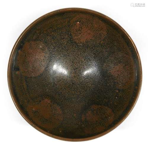 A Chinese Cizhou russet-splashed bowlsong/jin dynasty.
