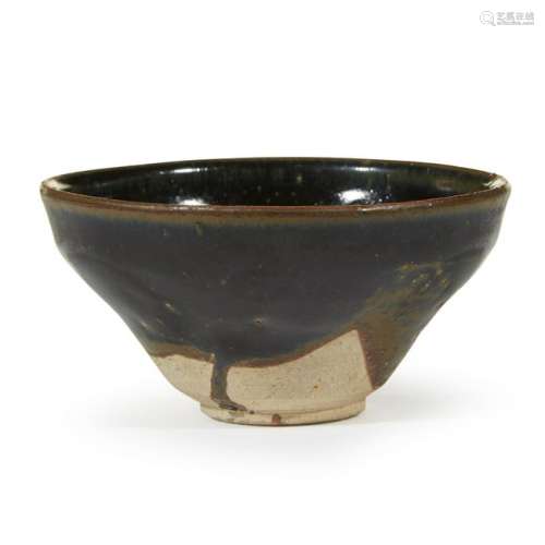 A Chinese Cizhou 'blue-spot' bowl probably Song