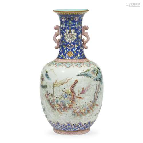 A Chinese famille rose-decorated porcelain 