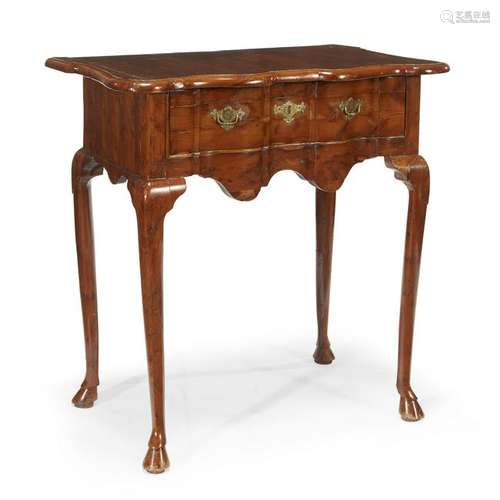 A North Italian Rococo walnut side table mid 18th