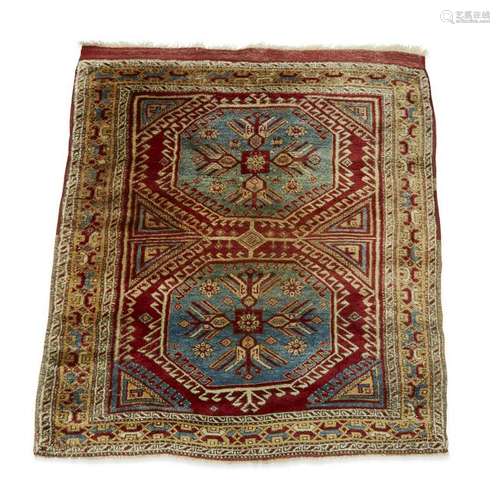 A Bergama rug circa 1900 5 ft. 4 in. x 4 ft. 8 in.