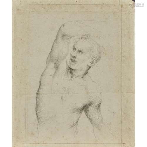 TUSCAN SCHOOL (16TH CENTURY) STUDY OF A SHOUTING MAN;