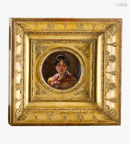 French miniaturist early 19th Century. Portrait of…