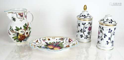 Limoges, Royal Worcester Porcelain Vessels (4)