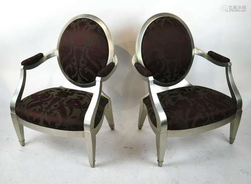 Pair of John Hutton for Donghia Arm Chairs