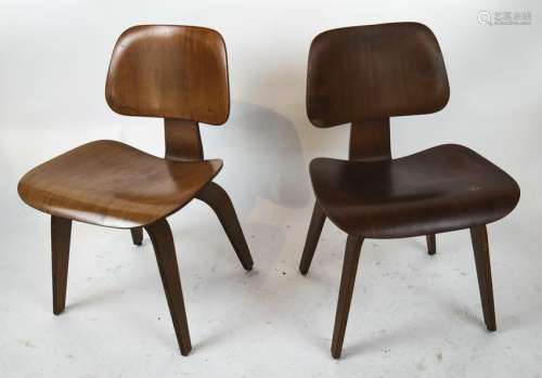 20th C. Modern Herman Miller DCW Chairs