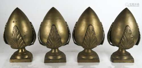 Four Art Deco-Style Bookends