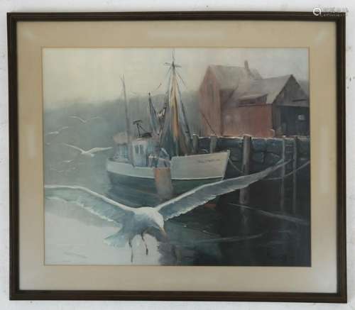 Sam COTY: Docked Boat - Print