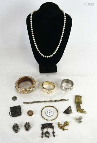 Lot of Costume Jewelry - Pins, Others