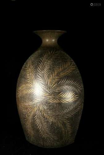 Large Japanese Studio Pottery Vase of Modern Design