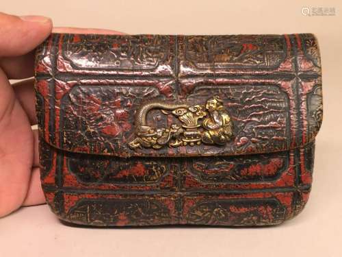 Japanese Leather  Tobacco Pouch
