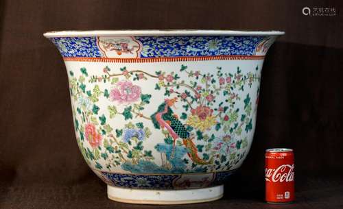 Large Chinese Porcelain Planter