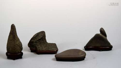 Group of Miniture Chinese Scholar Rocks