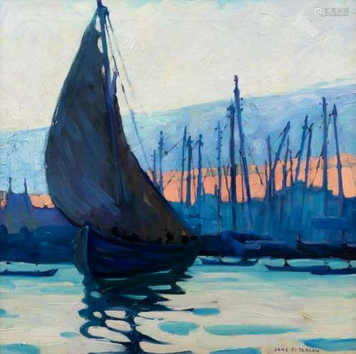 Jane Peterson (American, 1876-1965) Gloucester Harbor,