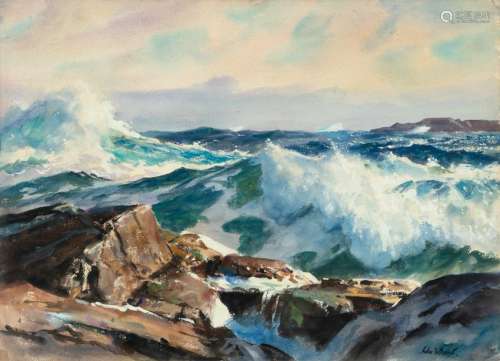 John Whorf (American, 1903-1959)  Roaring from the East