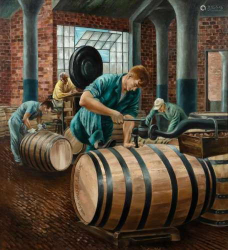 Aaron Bohrod (American, 1907 - 1992) Filling the