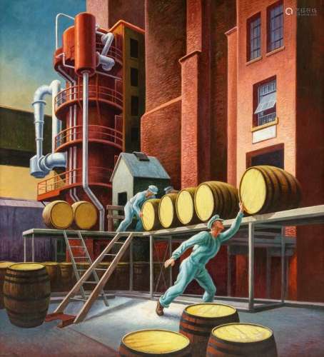 Thomas Hart Benton (American, 1889-1975) Whiskey Going