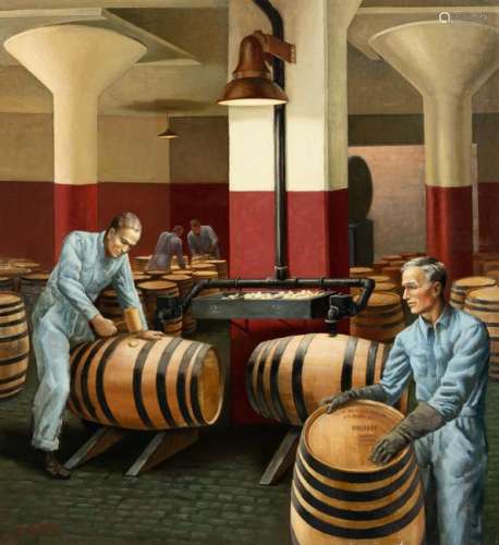 John De Martelly (American, 1903 - 1979) Whiskey Going