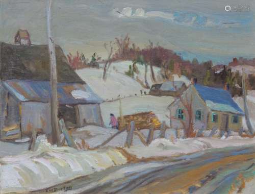 Ralph Burton (Canadian, 1905-1983) Spring Near Ste.