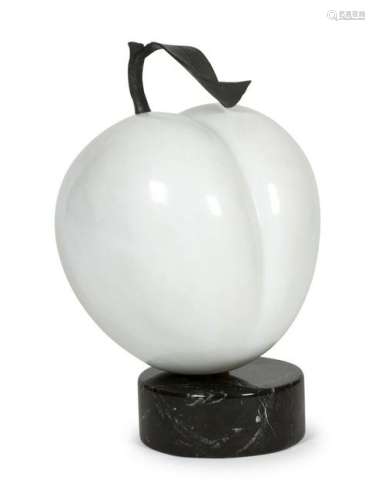 A Contemporary French Marble and Bronze Sculpture