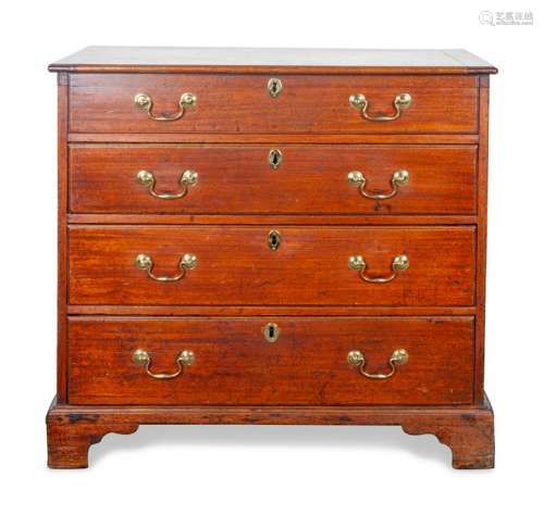 A George III Chippendale Style Mahogany Chest of