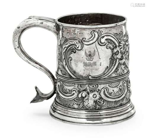 An English Silver Handled Cup Exeter, Late 18th Century