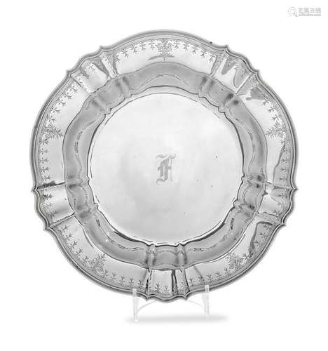 An American Silver Serving Platter Lebkeucher & Co.,