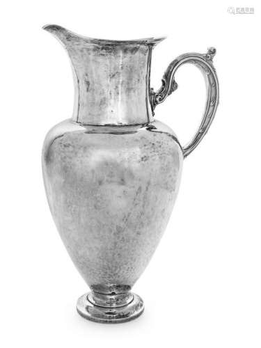 An American Silver Pitcher Marcus & Co., New York, NY