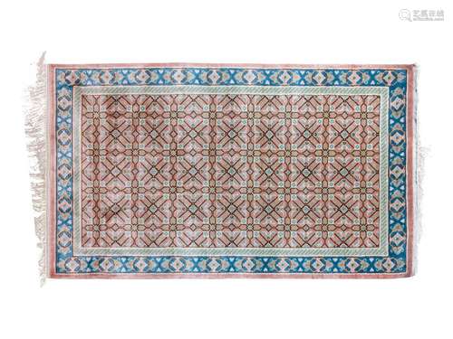 A Silk Rug 5 feet 1/2 inch  x 3  feet.