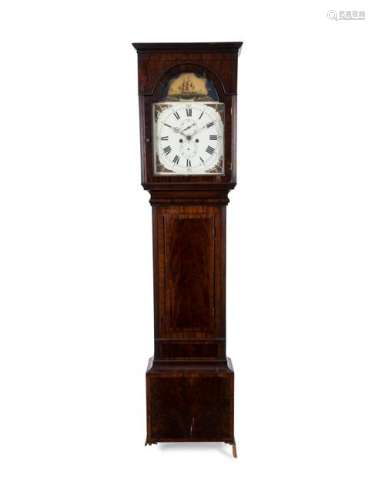 A Scottish George III Style Mahogany Tall Case Clock