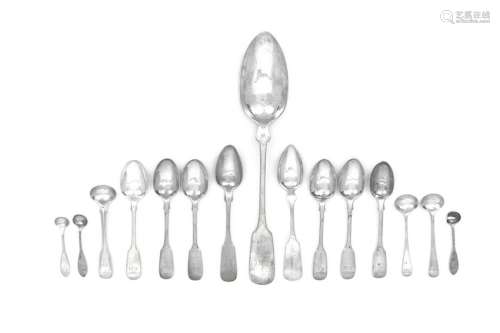 A Group of Miscellaneous English and American Silver