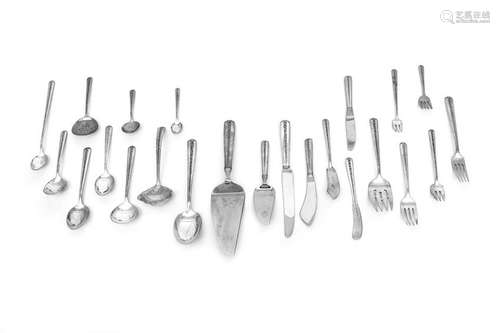 An American Silver Flatware Service