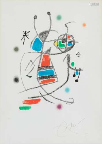Joan Miro (Spanish, 1893-1983) Maravillas con